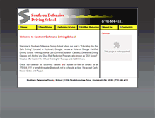 Tablet Screenshot of gadrivingclass.com